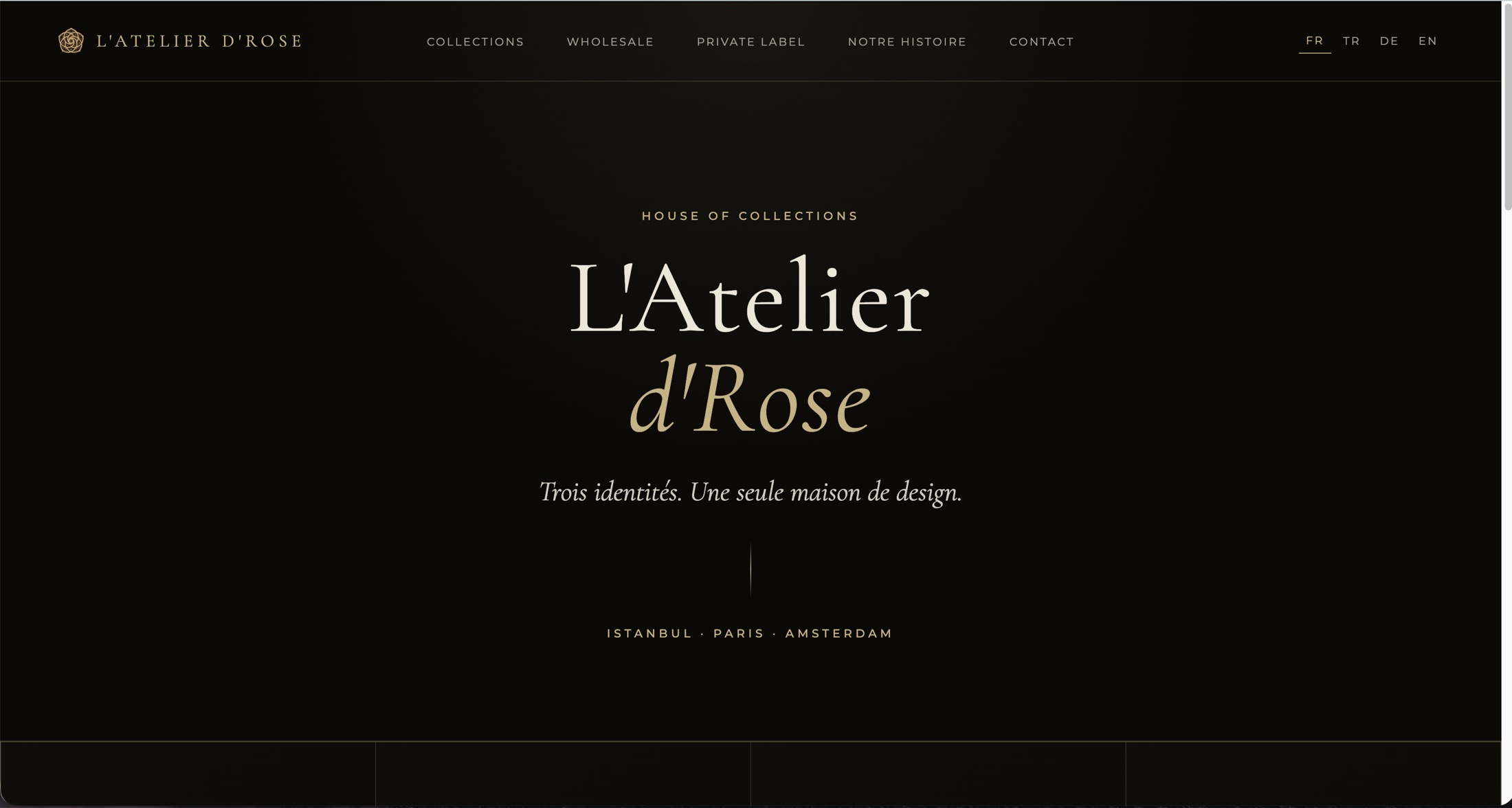 L’Atelier d’Rose web sitesi ekran görüntüsü
