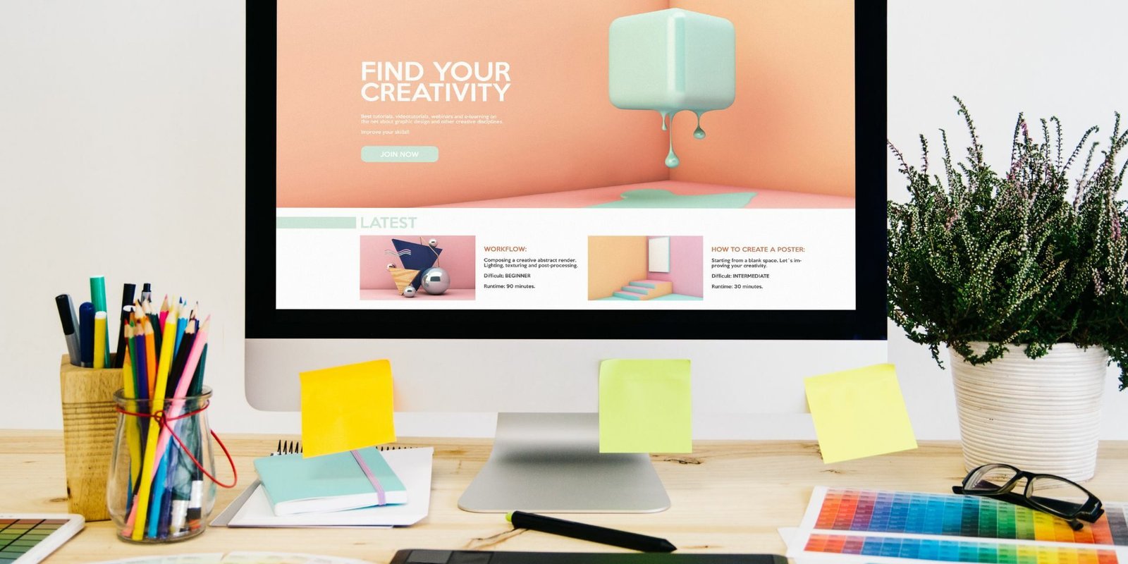 role of texture in website design