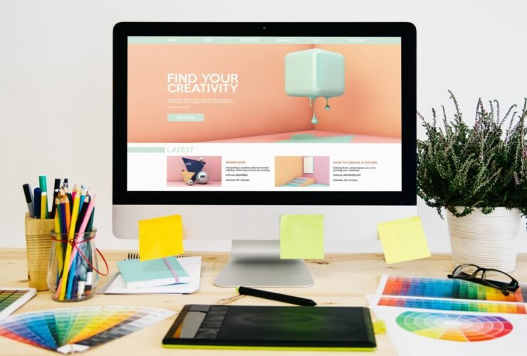 role of texture in website design